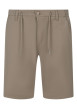 Thumbnail Short Jogging marron uni avec une coupe droite et des passants