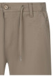 Thumbnail Short Jogging marron uni avec une coupe droite et des passants - Image 3
