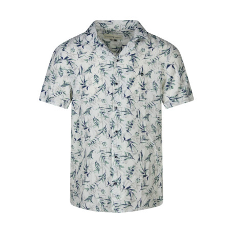 Chemise blanche avec des imprimés une coupe...