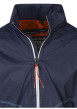 Thumbnail Veste marine unie avec une coupe droite un col montant et des manches longues - Image 3