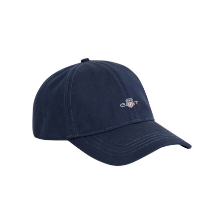 Casquette en coton marine unie avec le nom de...