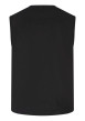 Thumbnail Blouson en coton de couleur noire unie avec une coupe droite et un col v - Image 2
