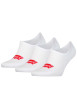 Thumbnail Lot de 3 paires de chaussettes basses en coton mélangé blanches unies