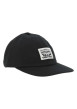 Thumbnail Casquette en coton noire unie avec une fermeture strapback à l'arrière - Image 3
