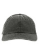 Thumbnail Casquette en coton kaki unie avec un patch d'authentification