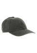 Thumbnail Casquette en coton kaki unie avec un patch d'authentification - Image 3
