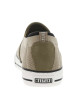 Thumbnail Sneakers kakis en maille à semelle plate blanche et à fermeture slip-on - Image 6