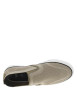 Thumbnail Sneakers kakis en maille à semelle plate blanche et à fermeture slip-on - Image 4