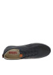 Thumbnail Sneakers en cuir marine à semelle crantée avec empeigne ajourée - Image 4
