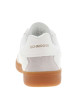 Thumbnail Tennis en cuir blanches et grises claires à minis trous avec une semelle plate - Image 6