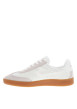 Thumbnail Tennis en cuir blanches et grises claires à minis trous avec une semelle plate - Image 2