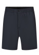 Thumbnail Short chino noir uni avec une coupe droite et une taille élastiquée
