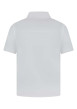 Thumbnail Chemise en coton blanche unie avec une coupe droite et un col à revers - Image 2