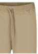 Thumbnail Chino en coton beige uni avec une coupe droite et un lien de serrage - Image 3
