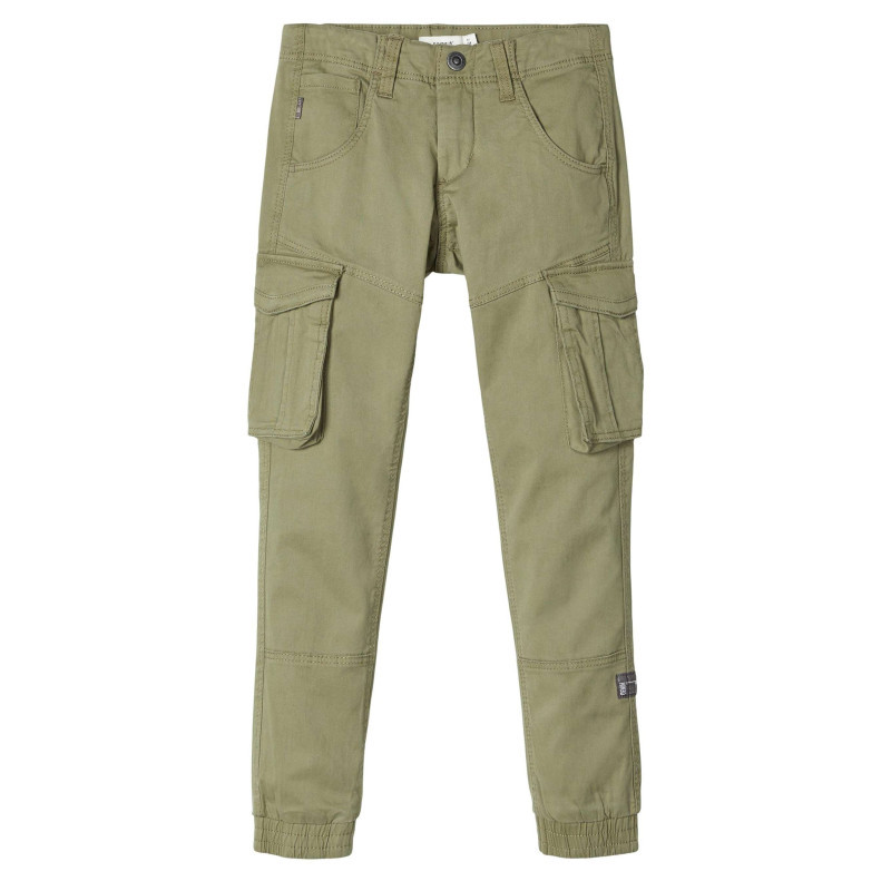 Name It - Pantalon Cargo Kaki Avec Une Coupe Droite Et Passants De Ceinture - Vert Name It - Pantalon Cargo Kaki Avec Une Coupe Droite Et Passants De Ceinture - Vert