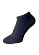 Thumbnail Lot de 5 paires de chaussettes basses en coton mélangé noires unies coupe courte toutes identiques - Image 2
