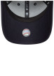 Thumbnail Casquette strapback en coton bleue marine unie avec le logo or en relief - Image 5