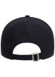Thumbnail Casquette strapback bleue marine unie avec le logo blanc en relief - Image 4