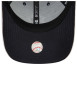 Thumbnail Casquette strapback bleue marine unie avec le logo blanc en relief - Image 5