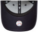Thumbnail Casquette strapback en coton bleue marine unie avec une broderie sur le côté - Image 5
