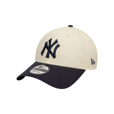 Casquette strapback en coton bicolore avec le...