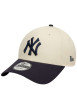 Thumbnail Casquette strapback en coton bicolore avec le logo en relief à l'avant - Image 5