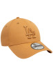 Thumbnail Casquette strapback en coton orange unie avec des lettres ton sur ton en relief - Image 3