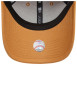 Thumbnail Casquette strapback en coton orange unie avec des lettres ton sur ton en relief - Image 5