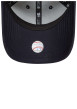 Thumbnail Casquette strapback en coton bleue marine unie avec des lettres en relief - Image 5