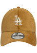 Thumbnail Casquette strapback en coton camel en velours côtelée avec des lettres en relief - Image 2