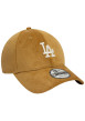 Thumbnail Casquette strapback en coton camel en velours côtelée avec des lettres en relief - Image 3