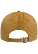 Thumbnail Casquette strapback en coton camel en velours côtelée avec des lettres en relief - Image 4