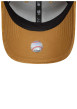 Thumbnail Casquette strapback en coton camel en velours côtelée avec des lettres en relief - Image 5