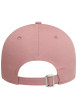 Thumbnail Casquette strapback en coton rose unie avec des lettres en relief à l'avant - Image 4