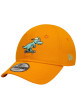 Thumbnail Casquette strapback en coton orange unie avec un dinosaure brodé à l'avant