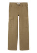 Thumbnail Cargo en coton camel uni avec une coupe regular fit et une taille basse