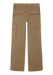 Thumbnail Cargo en coton camel uni avec une coupe regular fit et une taille basse - Image 2