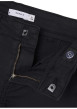 Thumbnail Cargo en coton noir uni avec une coupe regular fit et une taille basse - Image 3