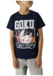Thumbnail T-shirt en coton bleu marine imprimé à l'avant avec une coupe droite - Image 4