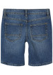 Thumbnail Short denim 5 poches en coton bleu indigo uni avec une coupe regular fit - Image 2