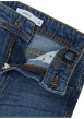 Thumbnail Short denim 5 poches en coton bleu indigo uni avec une coupe regular fit - Image 3
