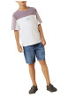Thumbnail Short denim 5 poches en coton bleu indigo uni avec une coupe regular fit - Image 5