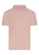 Thumbnail Polo en coton rose en maille piquée avec une coupe droite et un col à revers - Image 2
