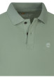 Thumbnail Polo vert en maille piquée avec un col à revers et une coupe droite - Image 3