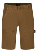 Thumbnail Short 5 poches camel uni avec une coupe droite et un patch d'authenticité