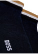 Thumbnail Lot de 2 paires de socquettes en coton mélangé bleues marine unies avec le logo - Image 2