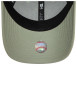 Thumbnail Casquette strapback en coton verte unie avec des lettres tricolores à l'avant - Image 5