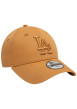 Thumbnail Casquette strapback en coton camel unie avec des lettres en relief à l'avant - Image 3