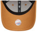 Thumbnail Casquette strapback en coton camel unie avec des lettres en relief à l'avant - Image 5