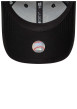 Thumbnail Casquette strapback en coton noire unie avec des lettres beiges à l'avant - Image 5